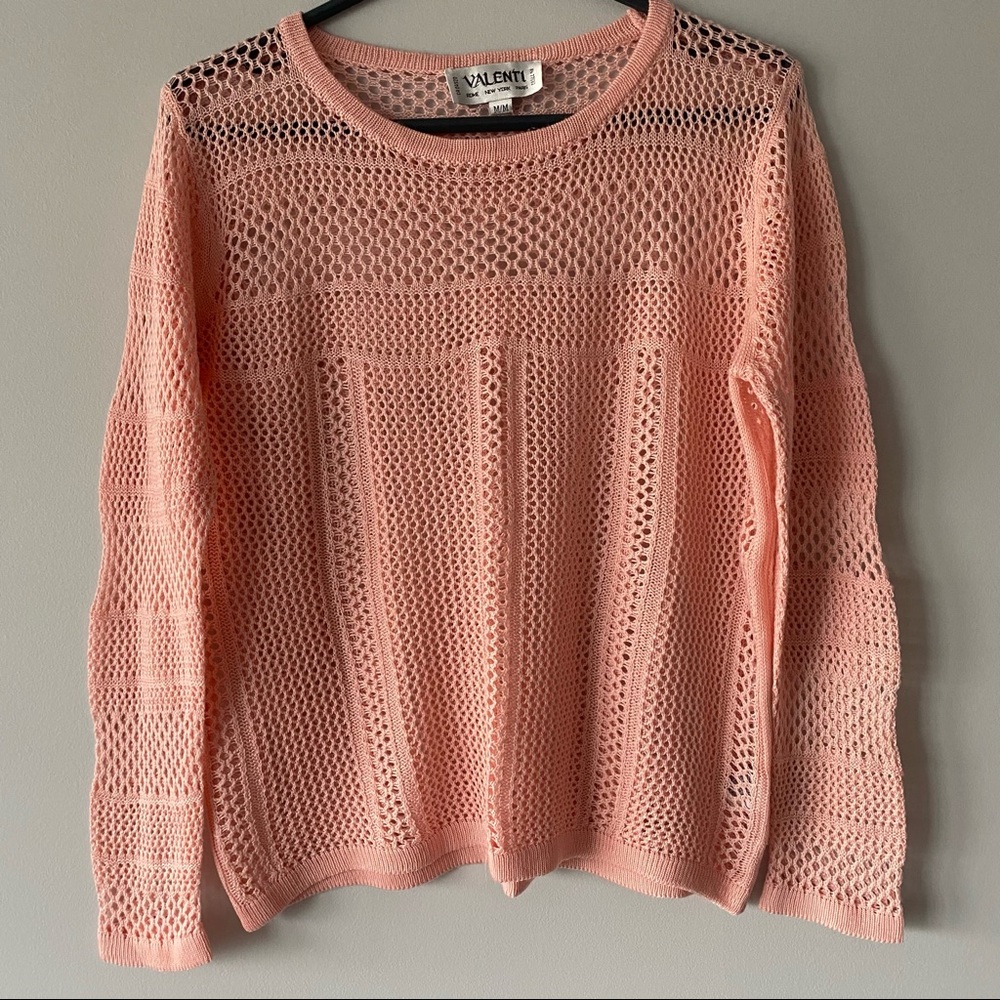 🍓 Vintage crochet sweater